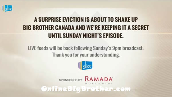 big brother canada live feeds surprise eviction